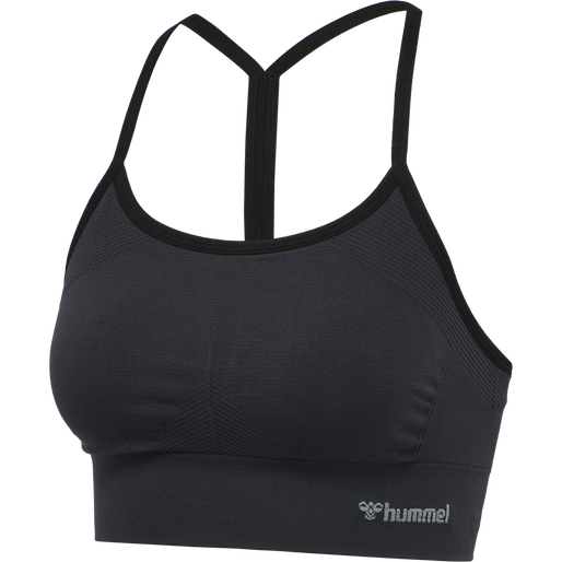 hmlTIFFY SEAMLESS SPORTS TOP, BLACK hmlTIFFY SEAMLESS SPORTS TOP, BLACK, packshot