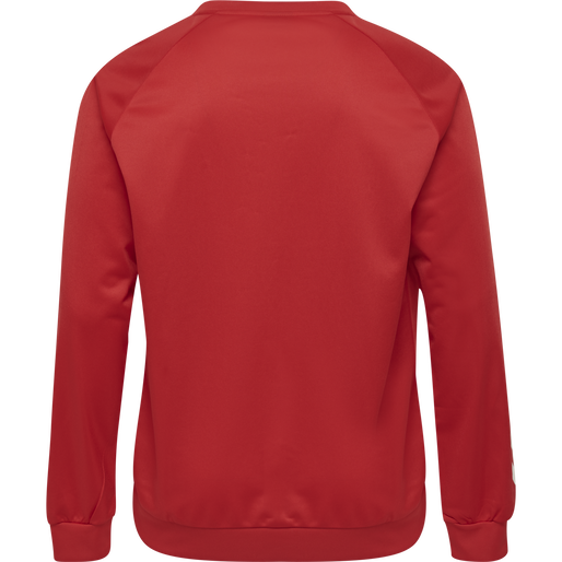 hmlPROMO POLY SWEATSHIRT, TRUE RED, packshot