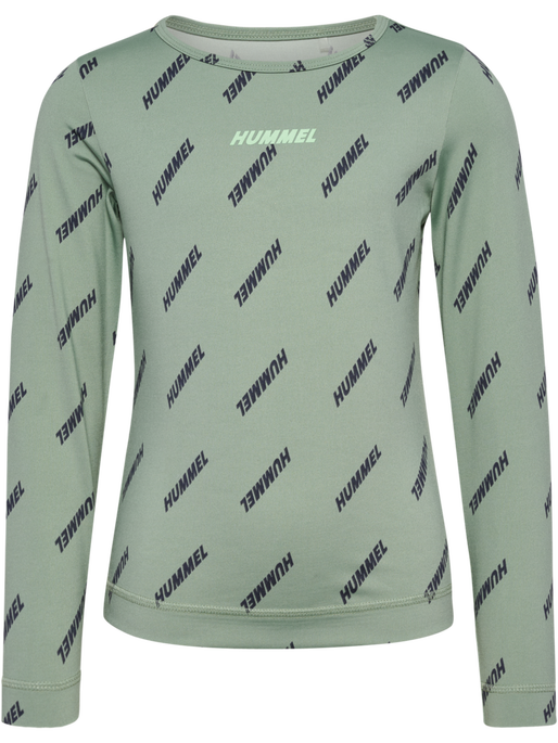 hmlSILJE TOP L/S, ICEBERG GREEN hmlSILJE TOP L/S, ICEBERG GREEN, packshot
