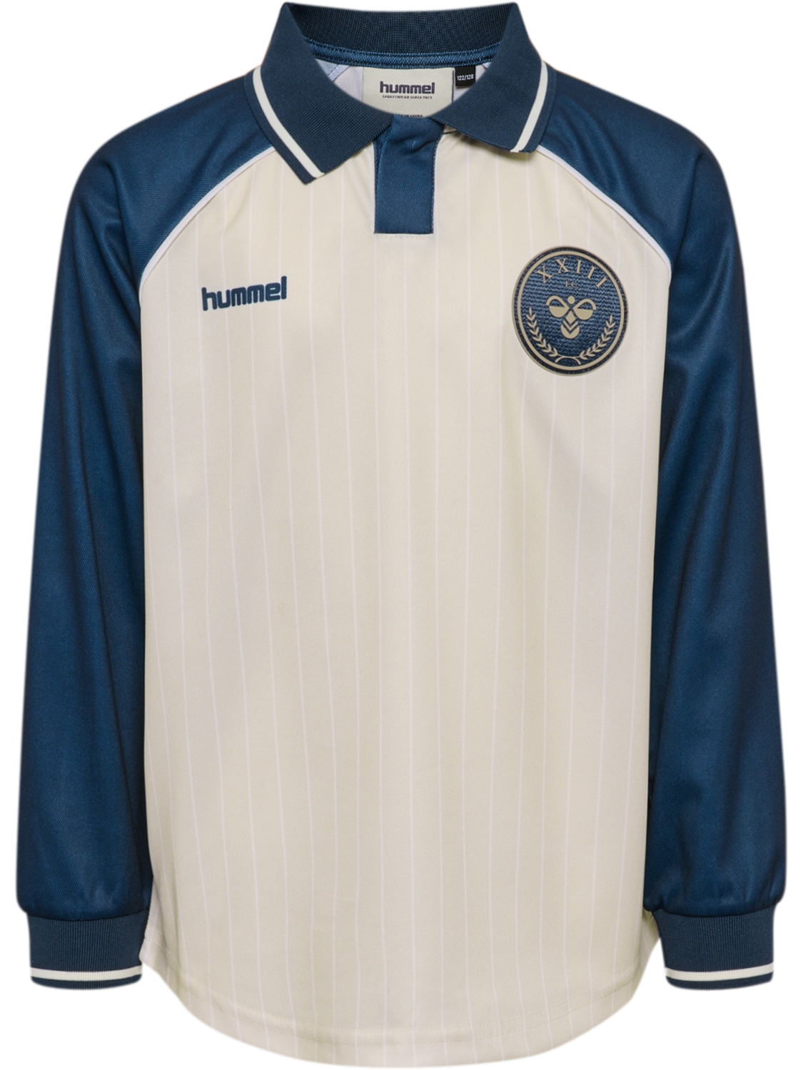 hmlJR LOOSE SOCCER JERSEY L/S, DRESS BLUES, packshot