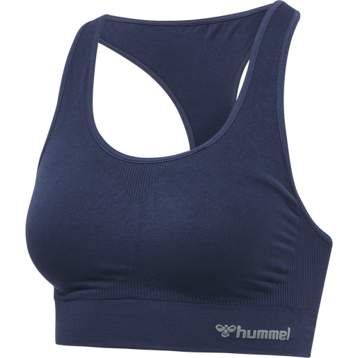 hmlTIF SEAMLESS SPORTS TOP, BLACK IRIS hmlTIF SEAMLESS SPORTS TOP, BLACK IRIS, packshot