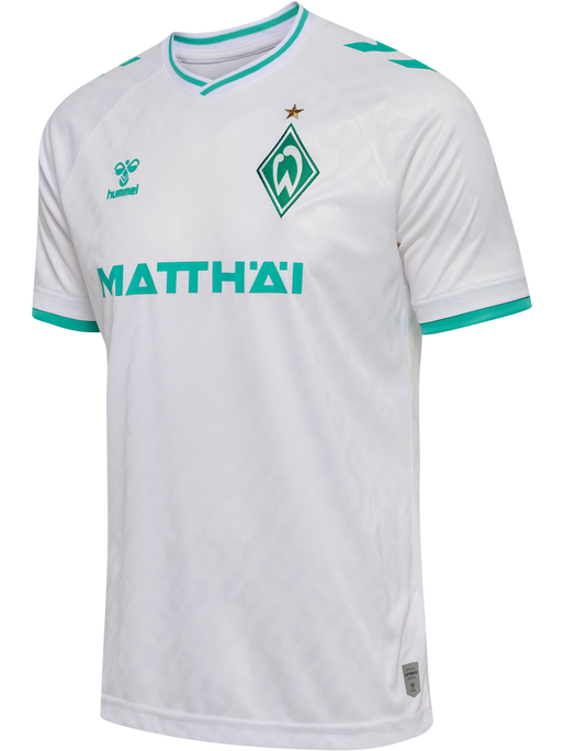 WER 23/24 AWAY JERSEY S/S KIDS, WHITE, packshot
