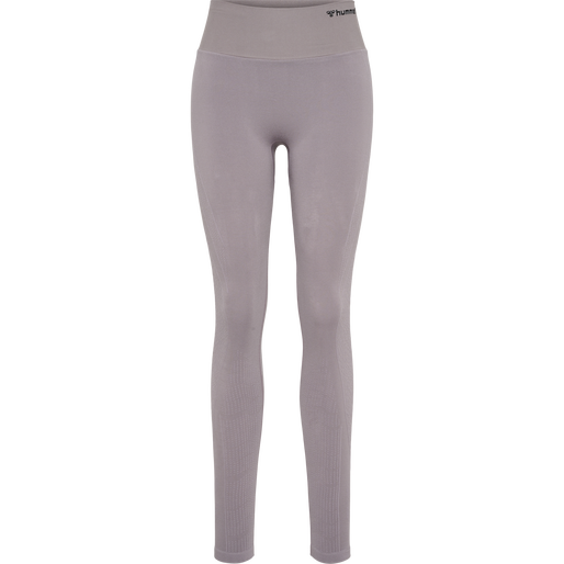 hmlMT FLOW SEAMLESS HW TIGHTS, MINIMAL GRAY, packshot