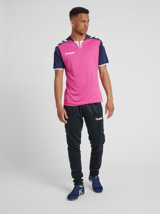 CORE SS POLY JERSEY, ROSE VIOLET, model