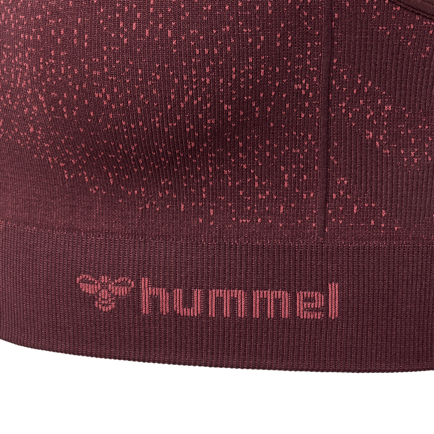 hmlMT FADE SEAMLESS SPORTS TOP, BITTER CHOCOLATE/MINERAL RED, packshot