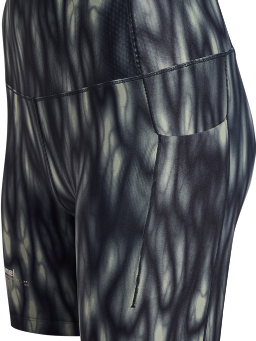 hmlHIIT AOP INTENSITY SHORT TIGHTS, SEAGRASS hmlHIIT AOP INTENSITY SHORT TIGHTS, SEAGRASS, packshot