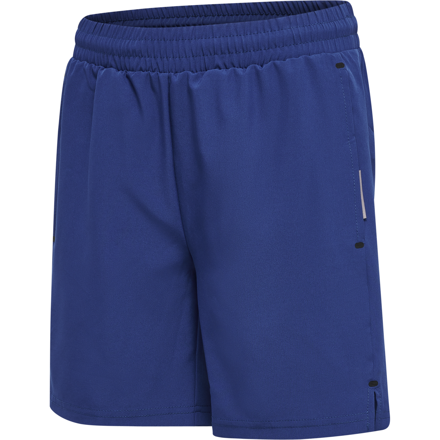 hmlMOVE GRID WOVEN SHORTS KIDS, SODALITE BLUE, packshot