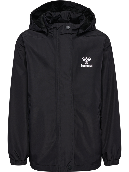 hmlNESSIE RAINSUIT, BLACK, packshot