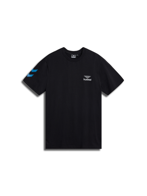 hmlHIVE MASON T-SHIRT, BLACK, packshot