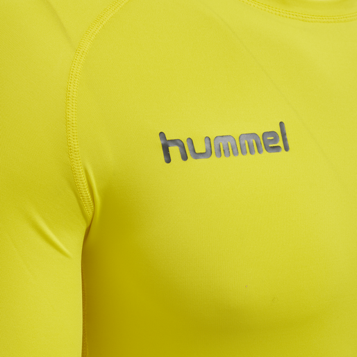 HUMMEL FIRST PERFORMANCE JERSEY L/S, BLAZING YELLOW, packshot