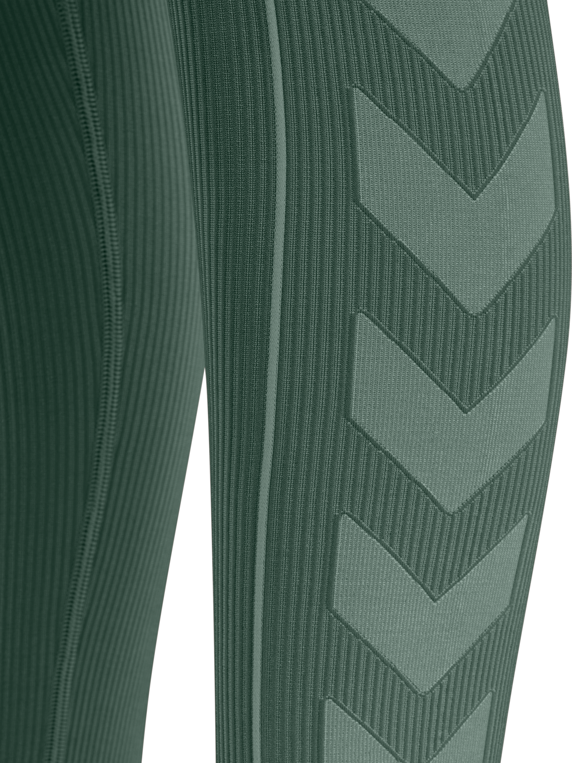 hmlTE CHRISTEL SEAMLESS MW TIGHTS, LILY PAD/ LAUREL WREATH MELANGE, packshot
