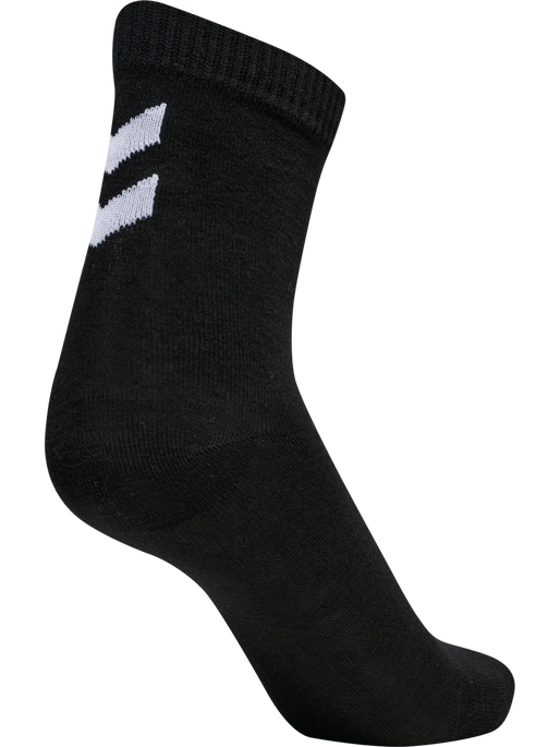 hmlMAKE MY DAY SOCK 5-PACK, BLACK/BLACK hmlMAKE MY DAY SOCK 5-PACK, BLACK/BLACK, packshot