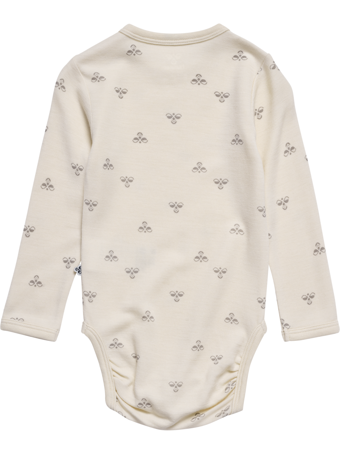 hmlMINI WOOL BODY L/S, WHITECAP GRAY, packshot