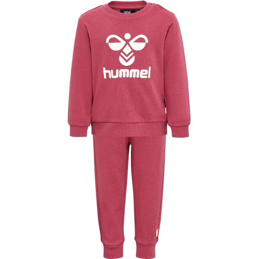 hmlARINE CREWSUIT, EARTH RED, packshot
