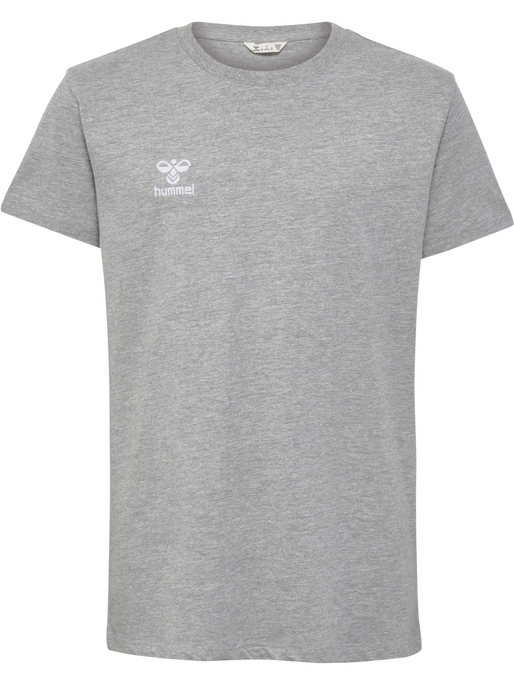 hmlGO 2.0 T-SHIRT S/S KIDS, GREY MELANGE, packshot