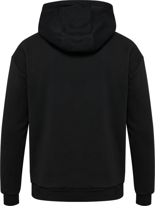 hmlLOOSE HOODIE BEE, BLACK, packshot