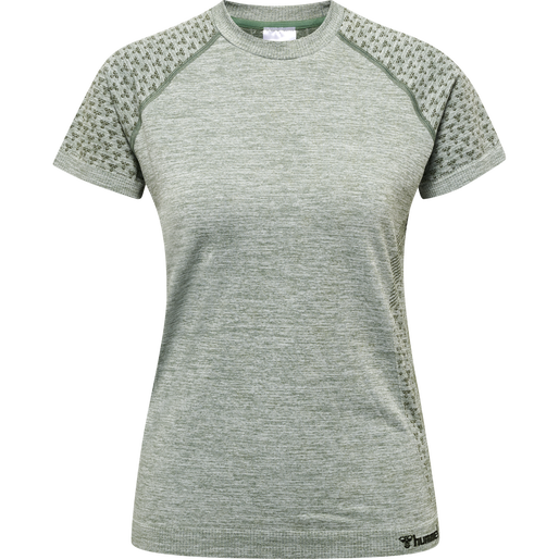 hmlCI SEAMLESS T-SHIRT, LILY PAD MELANGE, packshot
