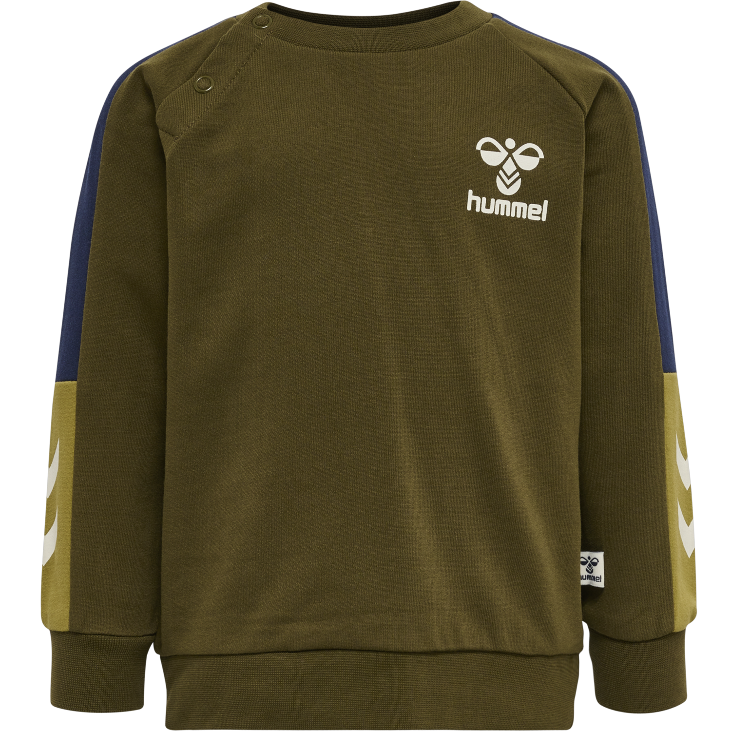 hmlCOMMON SWEATSHIRT, DARK OLIVE, packshot