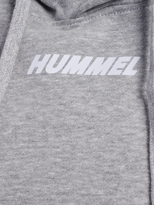 hmlELEMENTAL SHORT HOODIE WOMAN, GREY MELANGE hmlELEMENTAL SHORT HOODIE WOMAN, GREY MELANGE, packshot