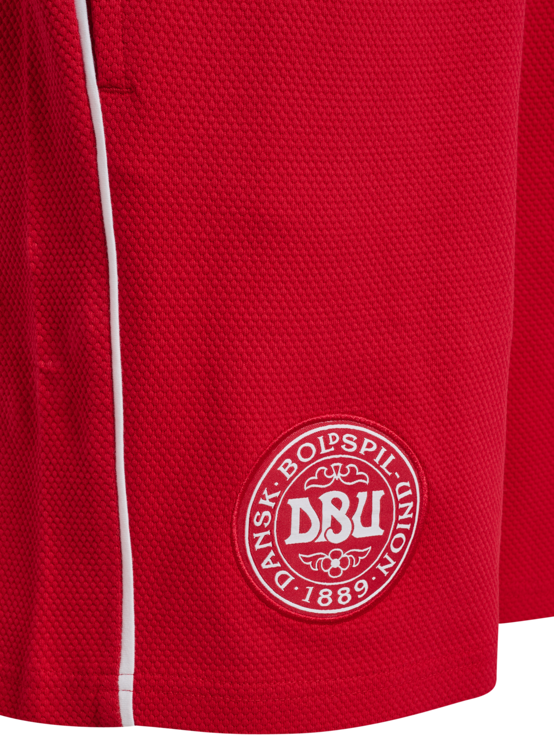 DBU 26 FAN KNITTED SHORTS, TANGO RED, packshot