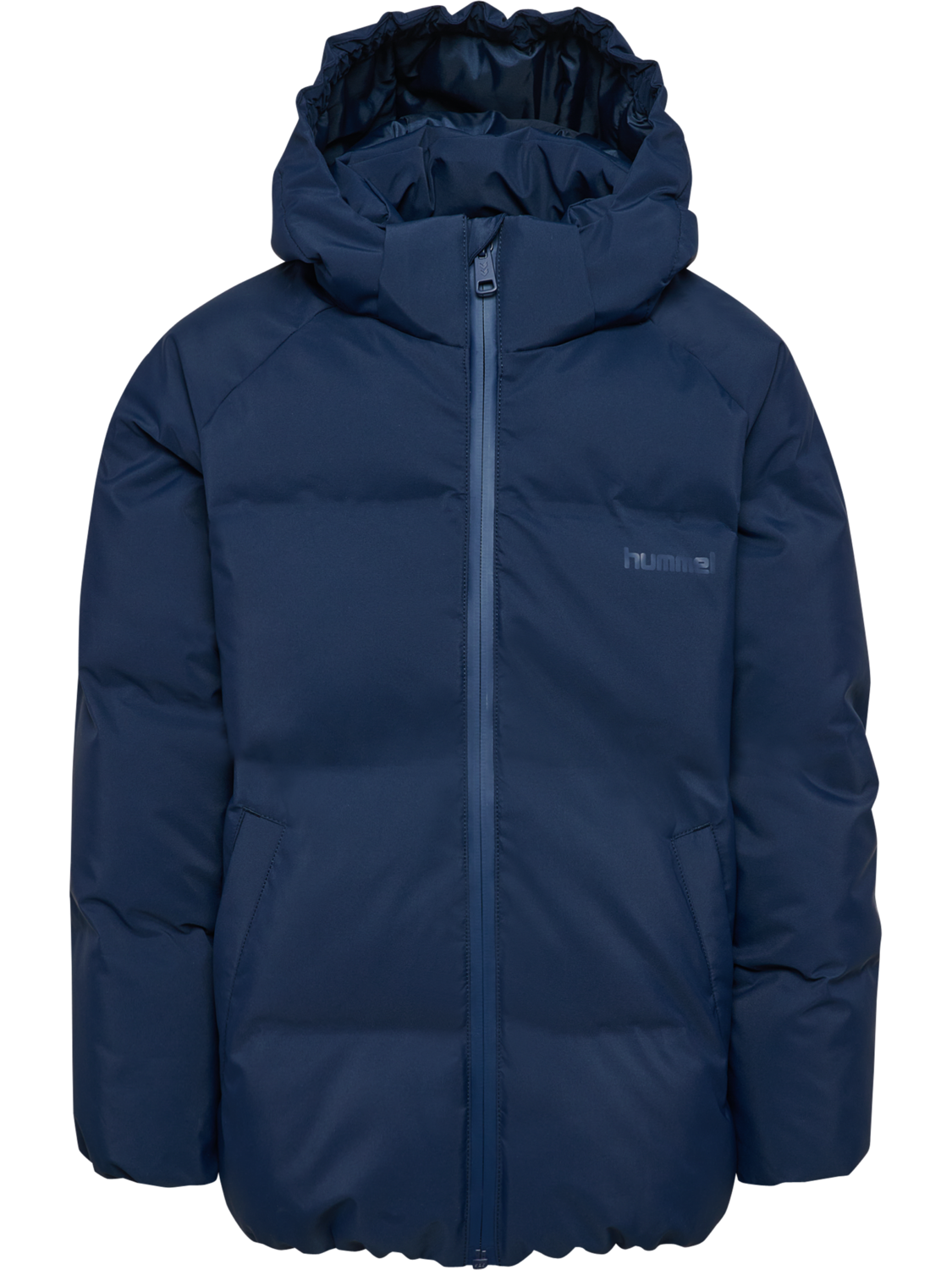 hmlJR ALL WEATHER PUFFER JACKET WR, DRESS BLUES, packshot