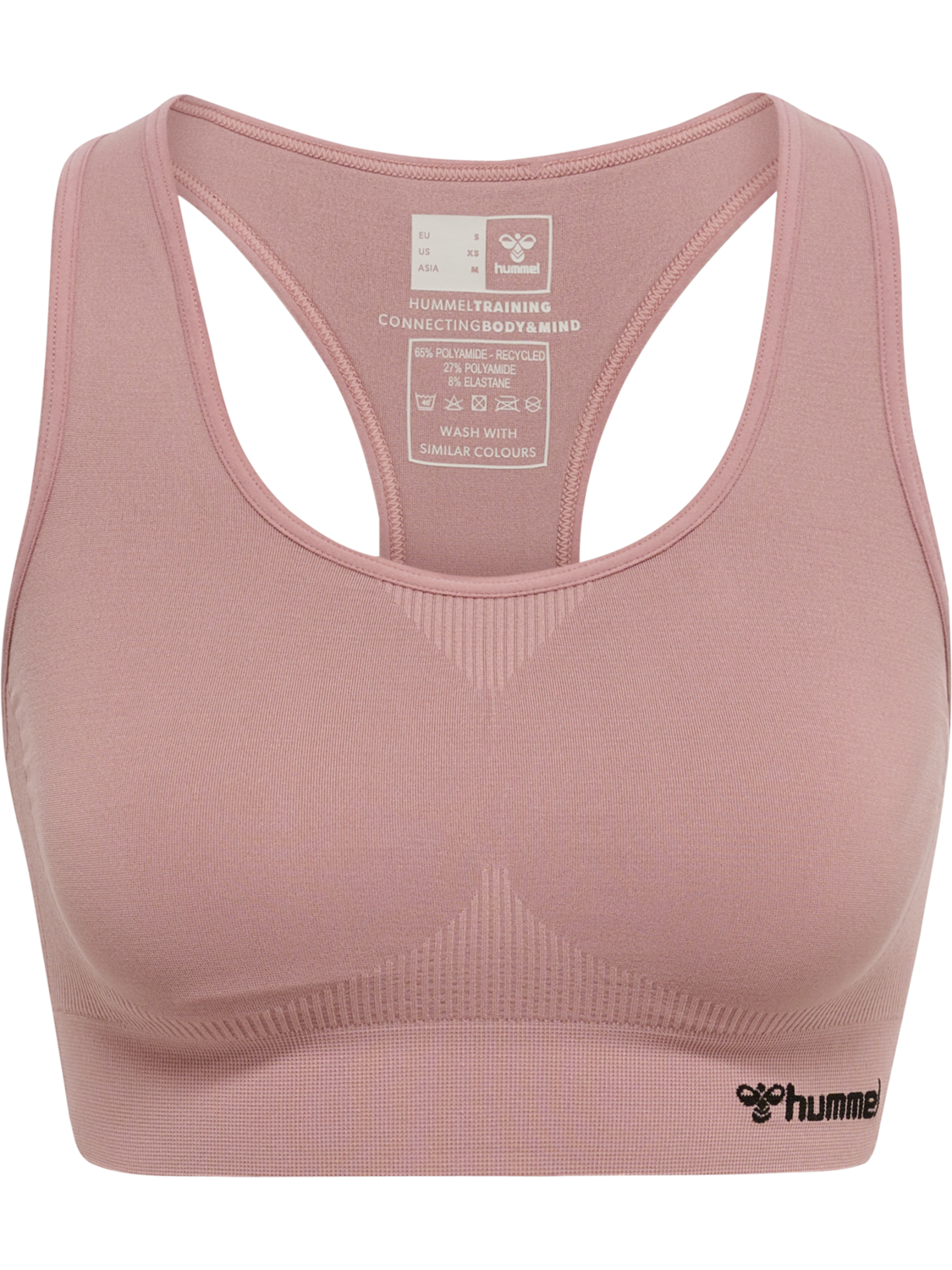 hmlTIF SEAMLESS SPORTS TOP, WOODROSE, packshot
