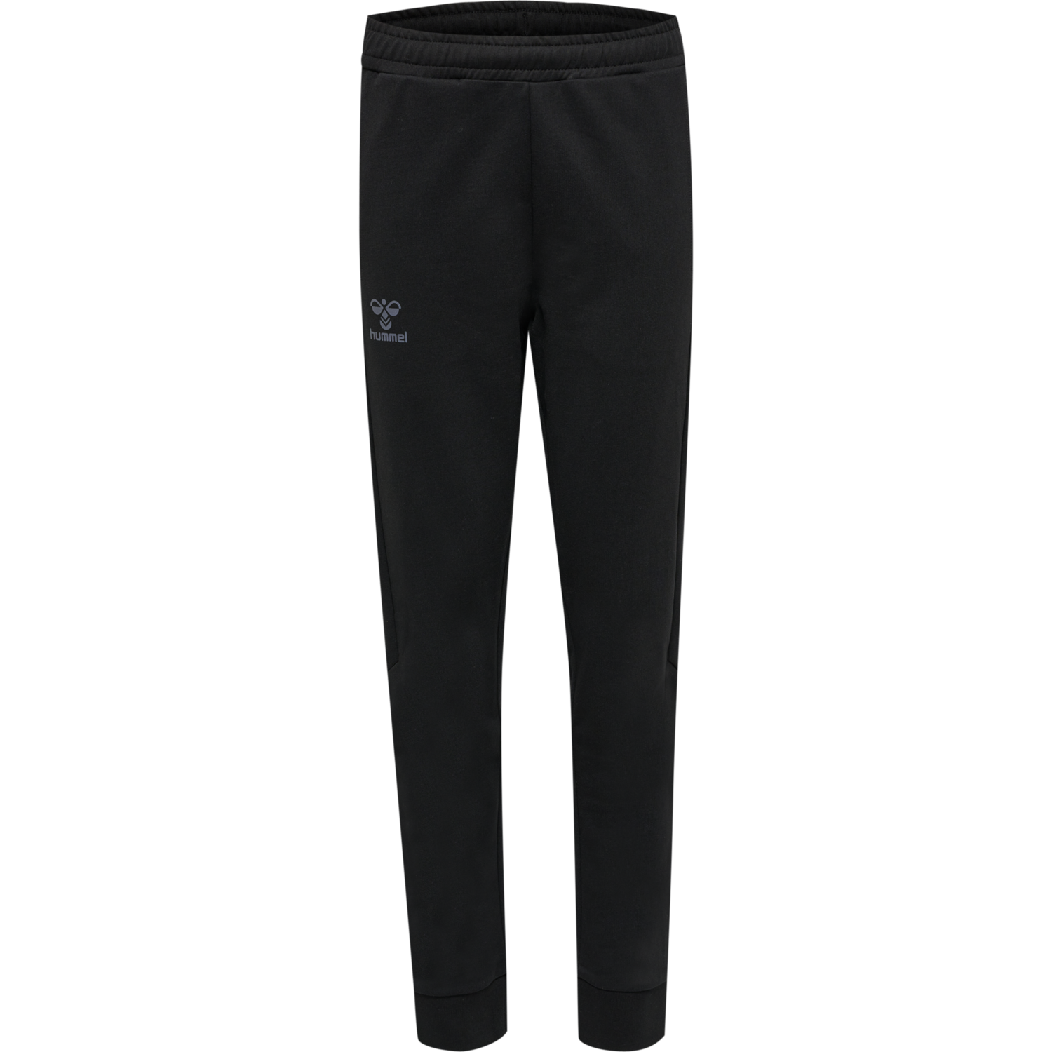 hmlOFFGRID COTTON PANTS KIDS, JET BLACK/FORGED IRON, packshot