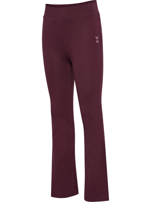 hmlJR FLARE TIGHTS, VINEYARD WINE hmlJR FLARE TIGHTS, VINEYARD WINE, packshot