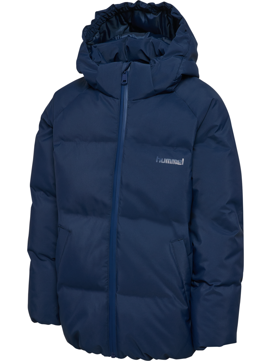 hmlJR ALL WEATHER PUFFER JACKET WR, DRESS BLUES, packshot
