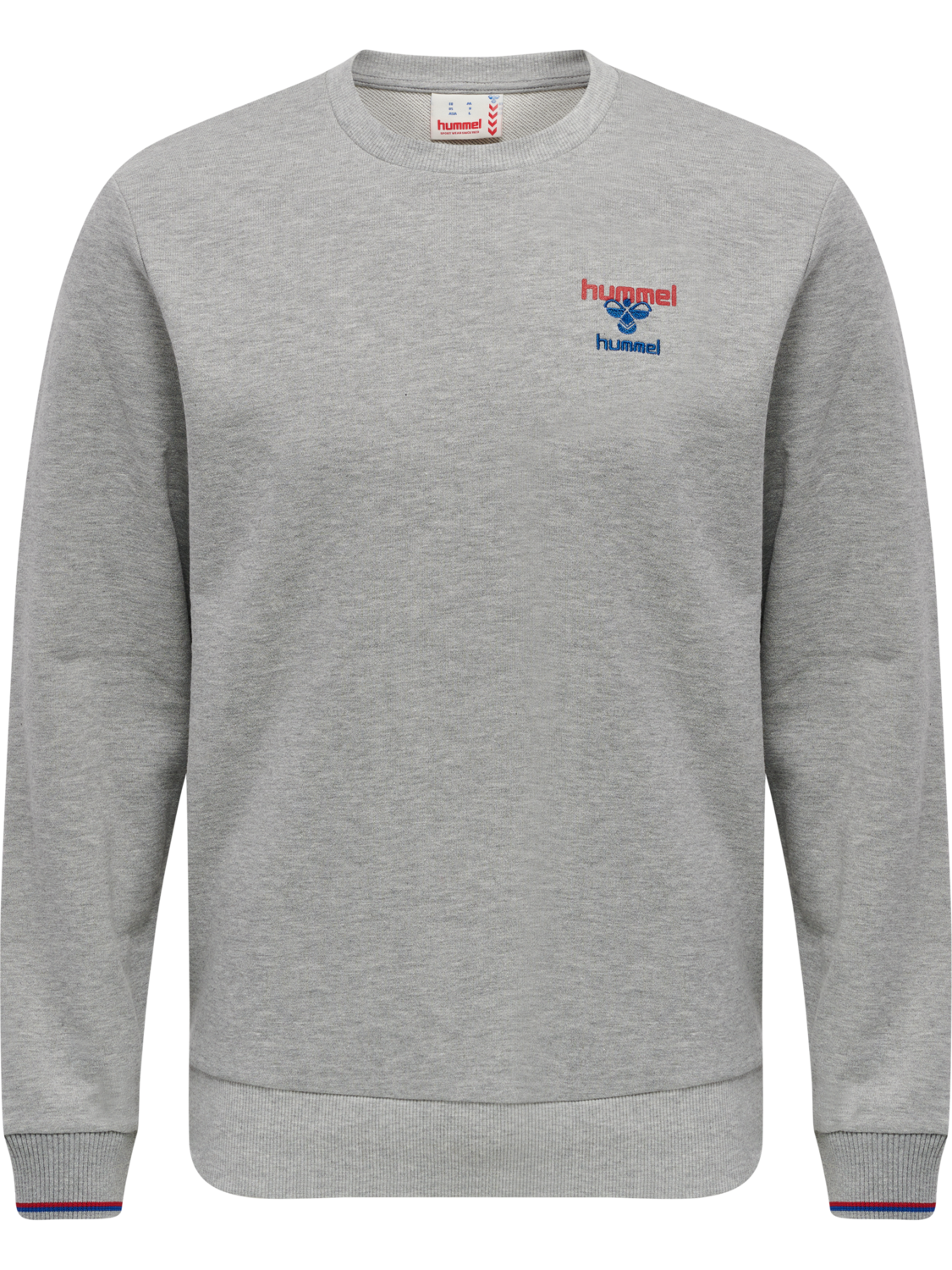 hmlIC DAYTON SWEATSHIRT, GREY MELANGE, packshot