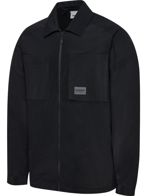hmlSORONA LOOSE OVERSHIRT, BLACK hmlSORONA LOOSE OVERSHIRT, BLACK, packshot