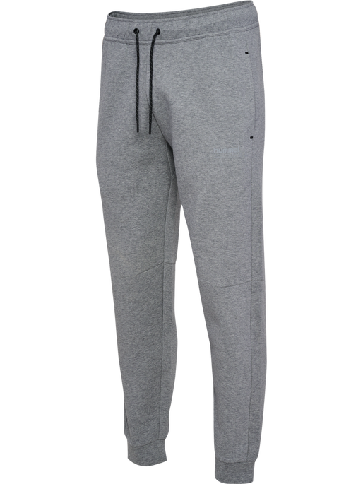 hmlTECH FLEECE REGULAR PANTS, GREY MELANGE hmlTECH FLEECE REGULAR PANTS, GREY MELANGE, packshot