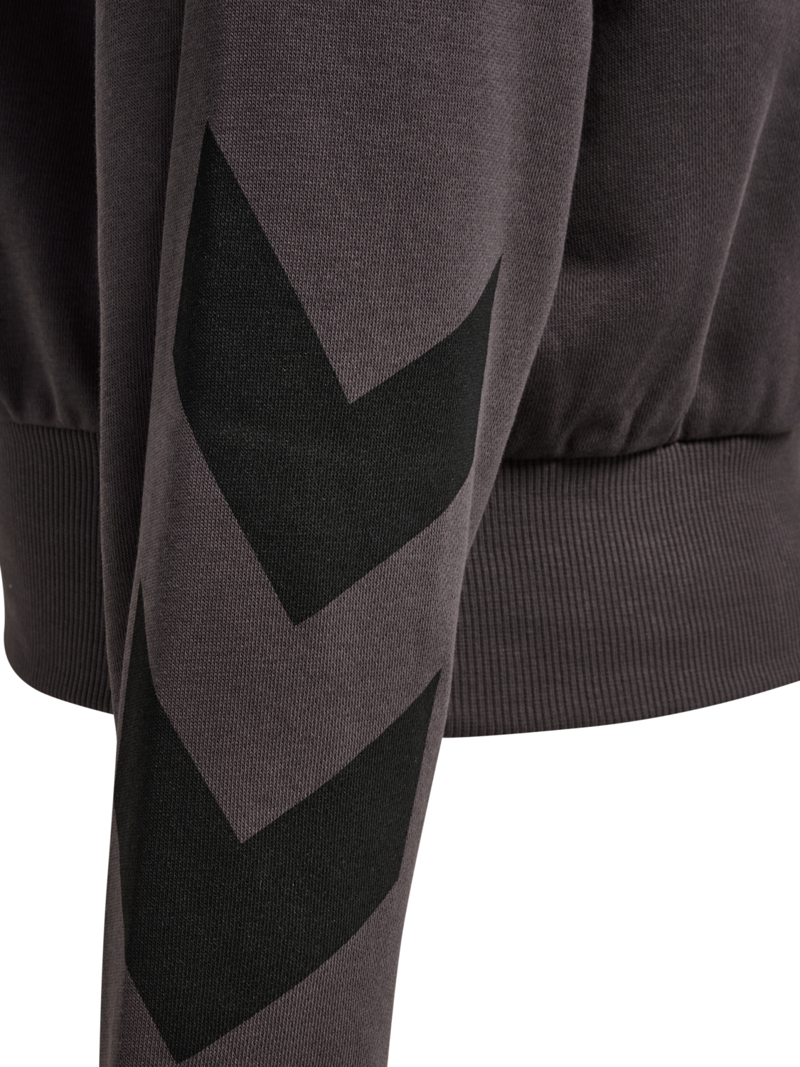 hmlI-D ZIP POLO SWEATSHIRT, SHALE, packshot