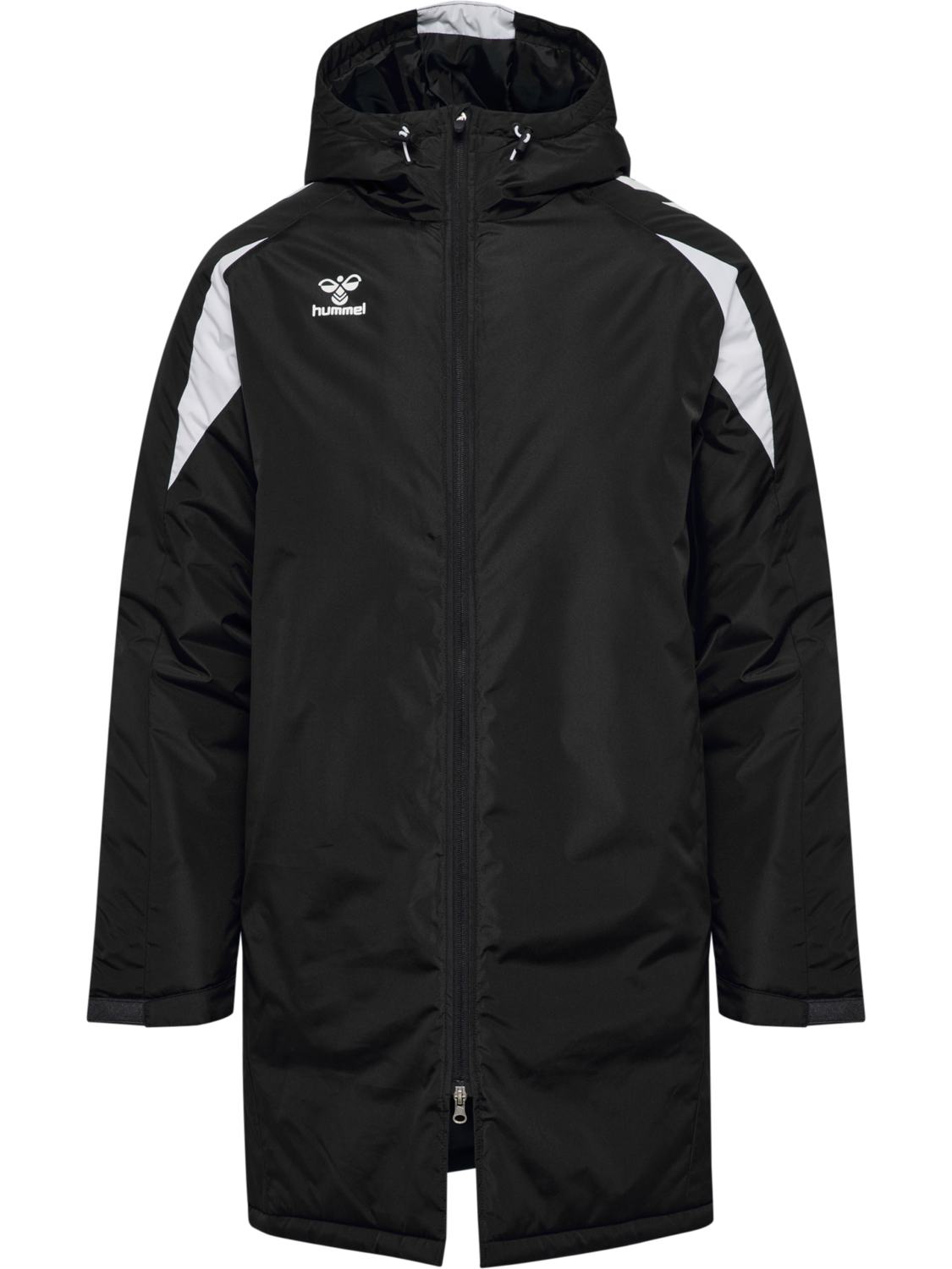hmlCORE 2.0 BENCH JACKET, BLACK/WHITE, packshot