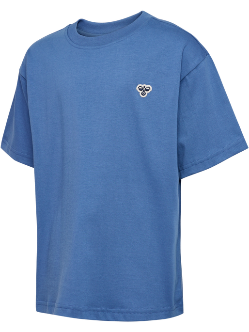 hmlJR LOOSE T-SHIRT S/S BEE, DUTCH BLUE hmlJR LOOSE T-SHIRT S/S BEE, DUTCH BLUE, packshot