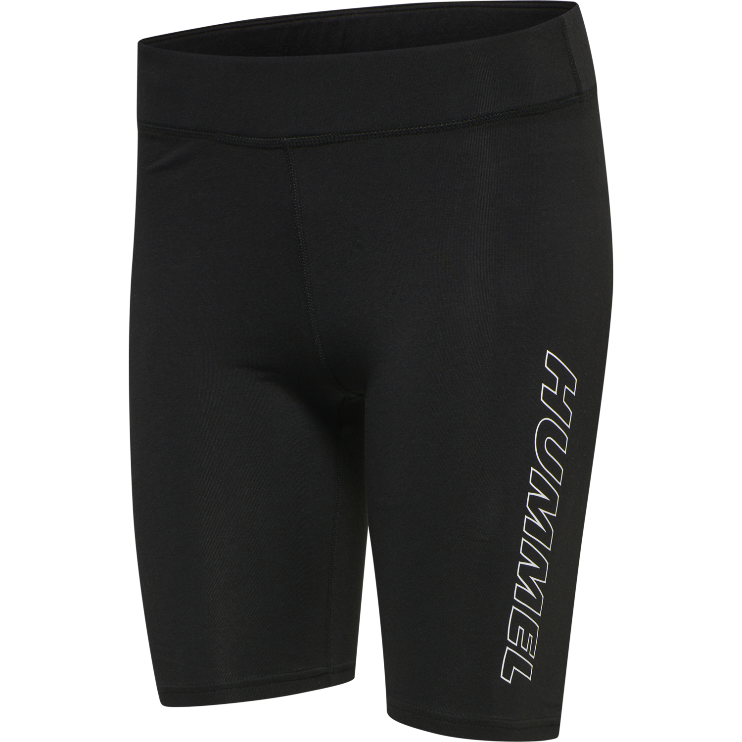 hmlTE MAJA 2-PACK MW C TIGHT SHORTS, BLACK/DRIFTWOOD, packshot