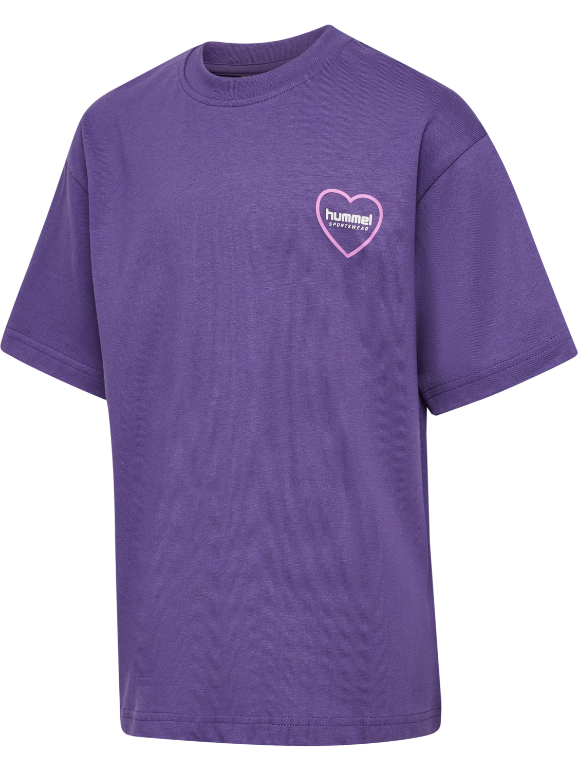 hmlJR LOOSE T-SHIRT S/S HEARTFIELD, MYSTICAL, packshot