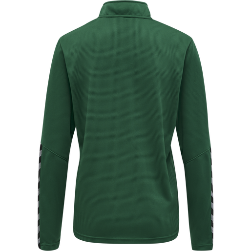 hmlAUTHENTIC HALF ZIP SWEATSHIRT WO, EVERGREEN, packshot