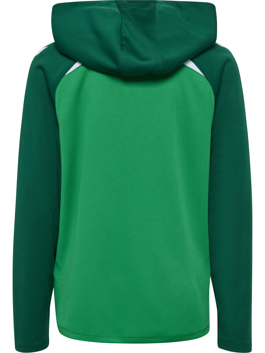 hmlLEAD 2.0 ZIP HOODIE KIDS, JELLY BEAN/EVERGREEN, packshot