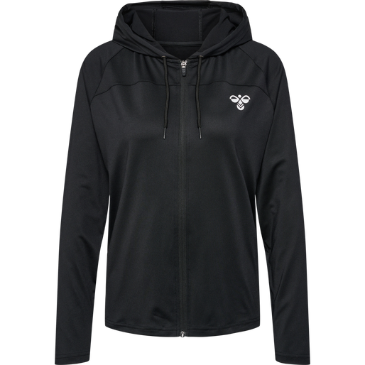 hmlGG12 TRAINING HOODIE WOMAN, BLACK, packshot