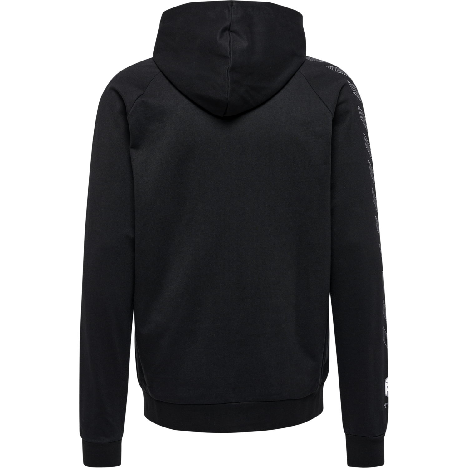 hmlMOVE GRID COTTON ZIP HOODIE, BLACK, packshot