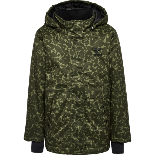 hmlURBAN TEX JACKET, OLIVE NIGHT, packshot