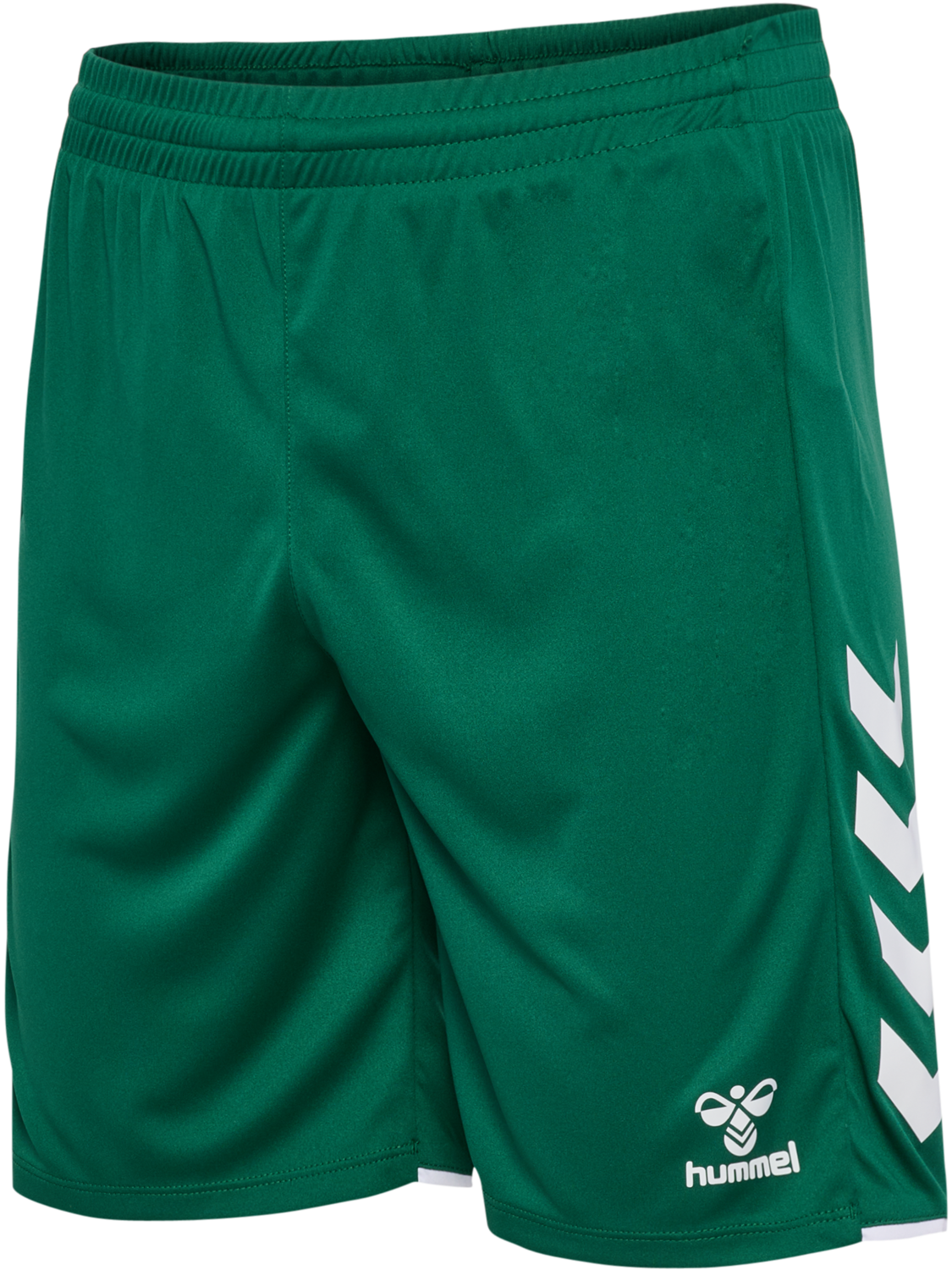 hmlCORE 2.0 SHORTS, EVERGREEN/WHITE, packshot