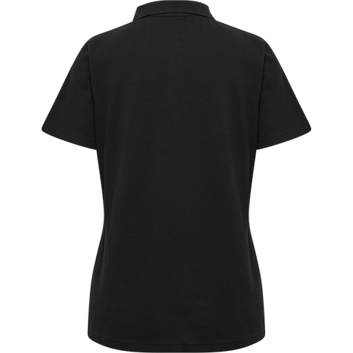 hmlRED STRETCH POLO WOMAN, BLACK, packshot