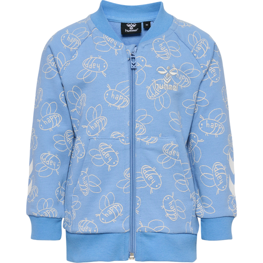 hmlGLADSOME ZIP JACKET, SILVER LAKE BLUE, packshot