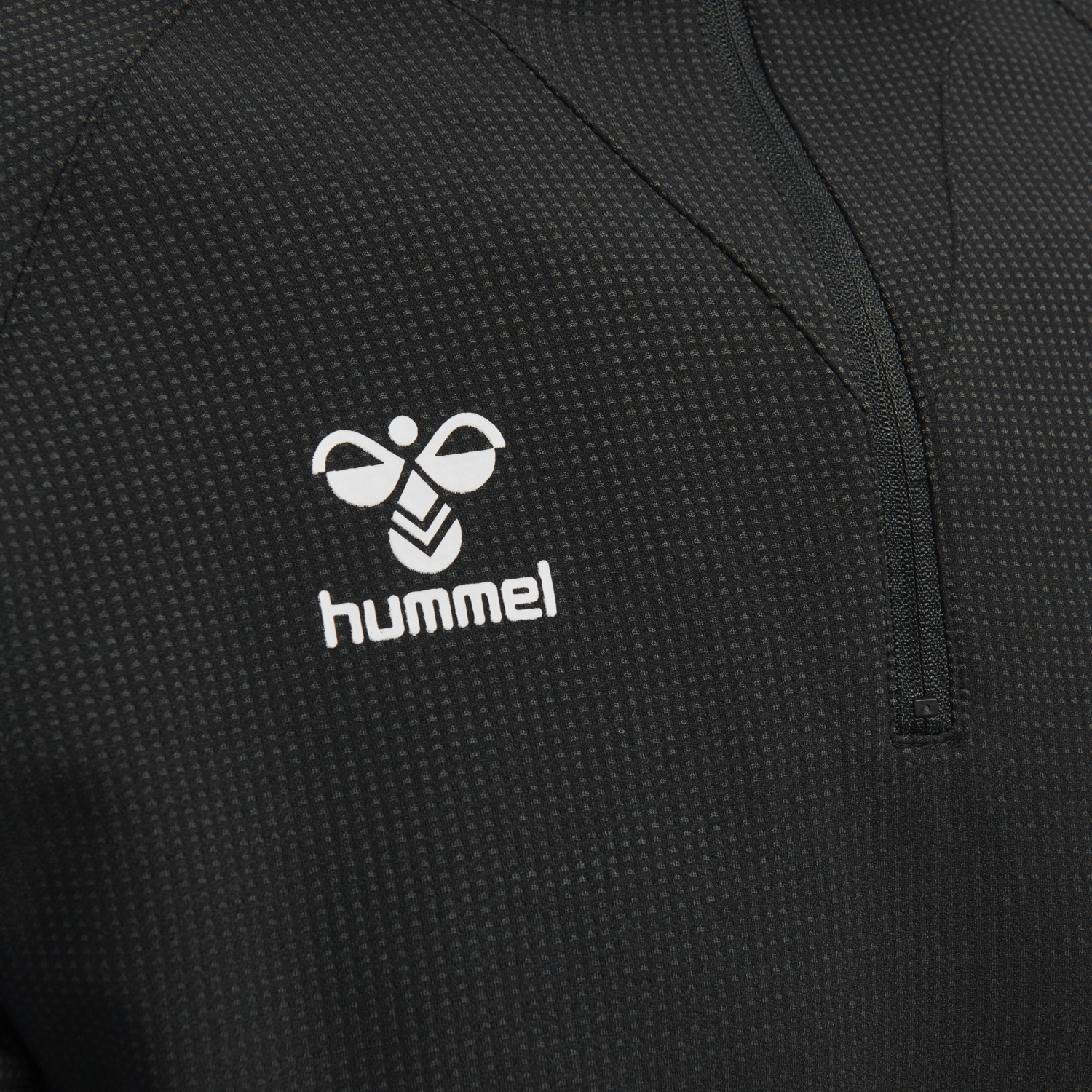 hmlLEAD PRO HALF ZIP, BLACK, packshot