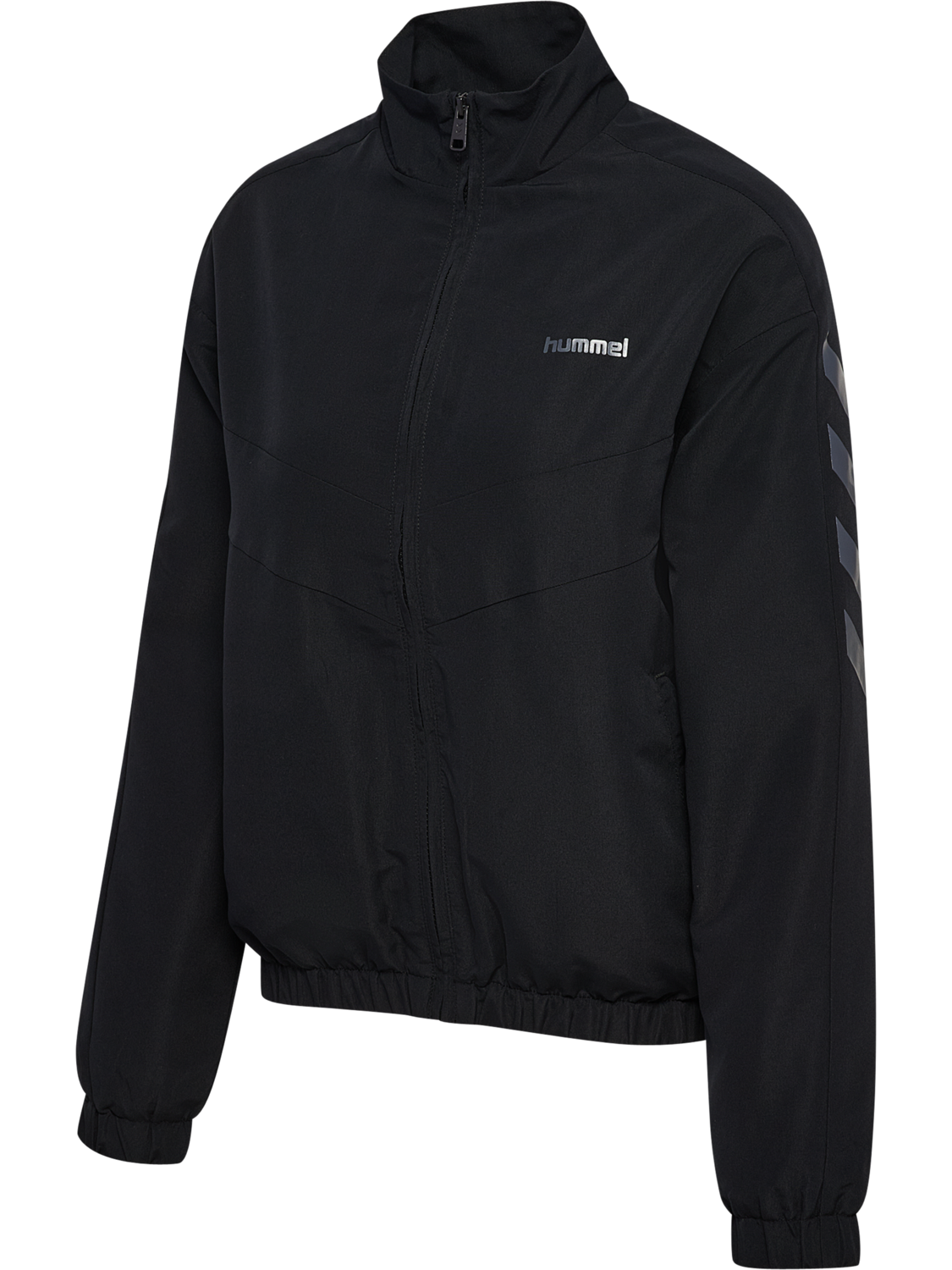 hmlARCHIVE W TRACK JACKET, BLACK, packshot