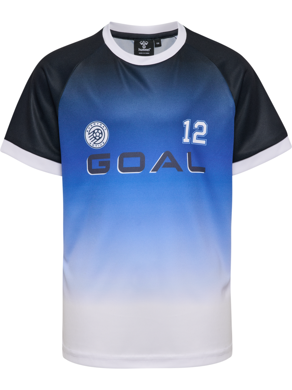 hmlSHIMMER T-SHIRT S/S, BLACK/WHITE, packshot