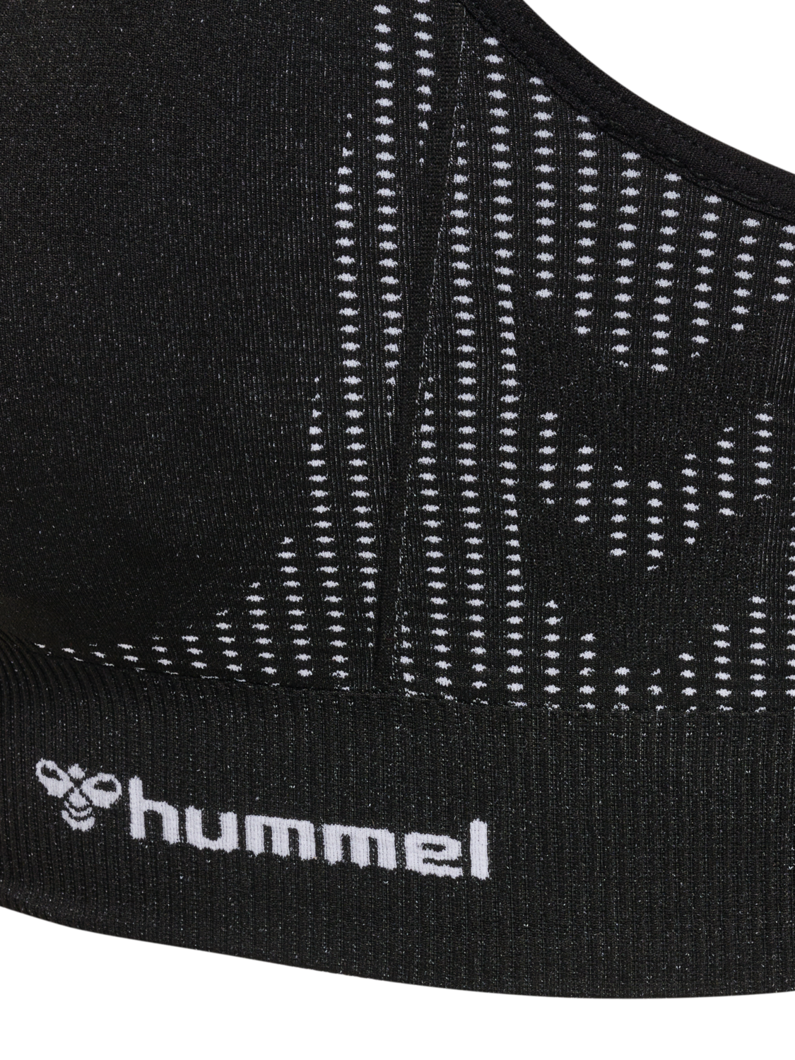 hmlMT SHAPING SEAMLESS PADDED BRA, BLACK, packshot