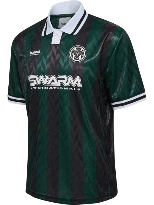 hmlLOOSE FOOTBALL JERSEY S/S, PONDEROSA PINE hmlLOOSE FOOTBALL JERSEY S/S, PONDEROSA PINE, packshot